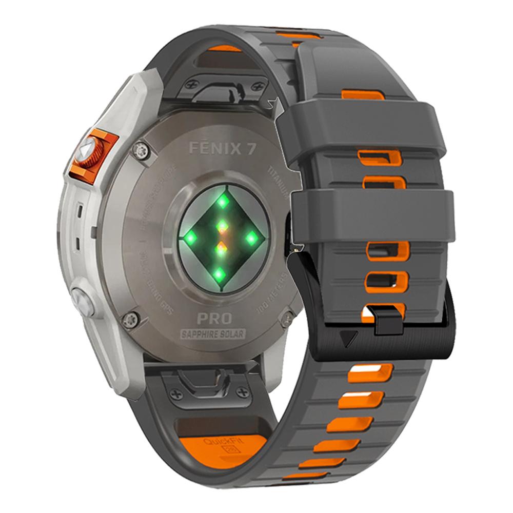 QuickFit 22mm 26mm Silicone Watch Band For Garmin Fenix E 8 5 5X 6X 7 7X/Epix Pro Gen 2 TACTIX/Mk2 Mk2i G1/MARQ/Enduro 3 2 Strap