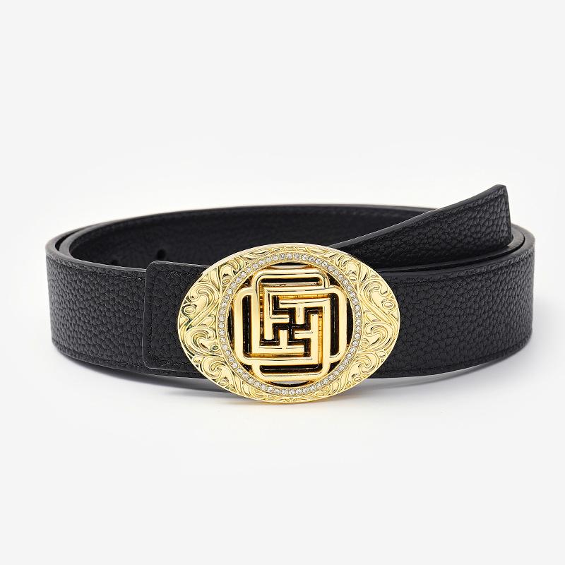 High-end New Style Men s Niche Individual Belt Belt Fashionable and Versatile 130cm