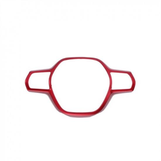 Red 2X Car Steering Wheel Decor Cover Trim For Honda Accord 2023 2024 2025 11th