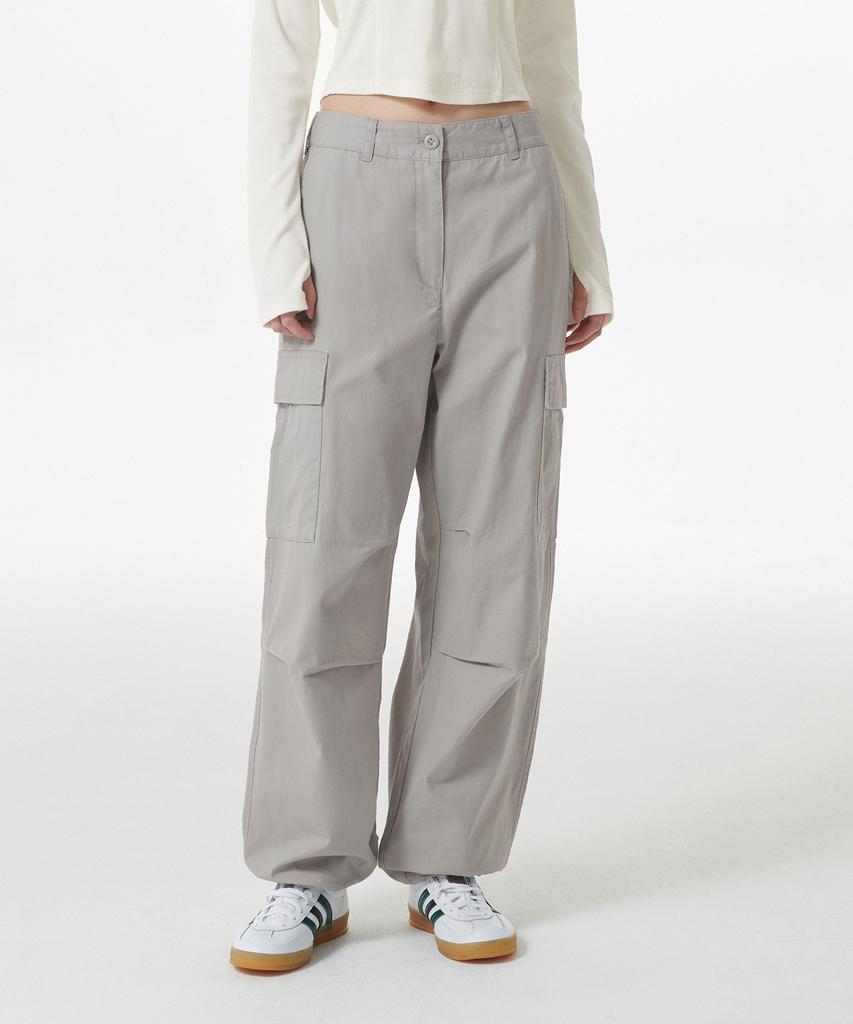 MUSINSA STANDARD WOMAN Women'S Wide Cargo Pants [Light Grey]