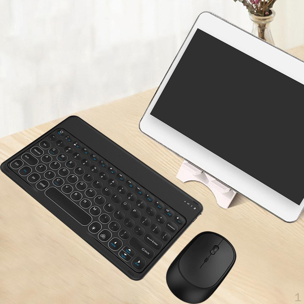 

Keyboard , Portable Rechargeable for Laptops, PC Black A