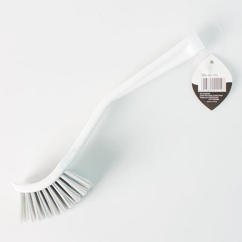 Double toilet cleaning brush