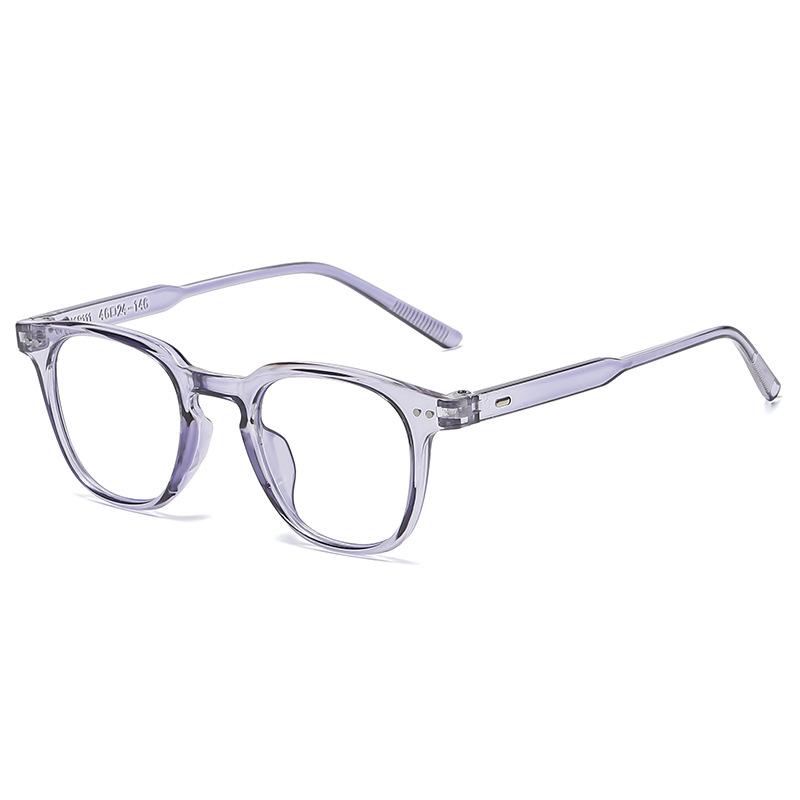 Cold Brown Glasses, Myopic Women Can Be Equipped With Glasses, Anti-Blue Light Plain Face, Multilateral Large Glasses Frame, Showing A Small Face
