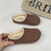 2025 Kids' Autumn/Winter Retro Cartoon Birkenstock Fur Slippers: Korean Style, Versatile & Fashionable for Outdoor Use.
