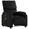 VidaXL Electric Reclining Massage Armchair Black Faux Leather 3204879