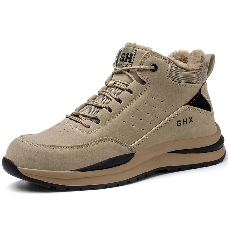 

Lao Bao Shoes Мужская стальная головка, противоударные и антипирсинговые, дезодорирующие, износостойкие, нескользящие, инструментальные туфли 46