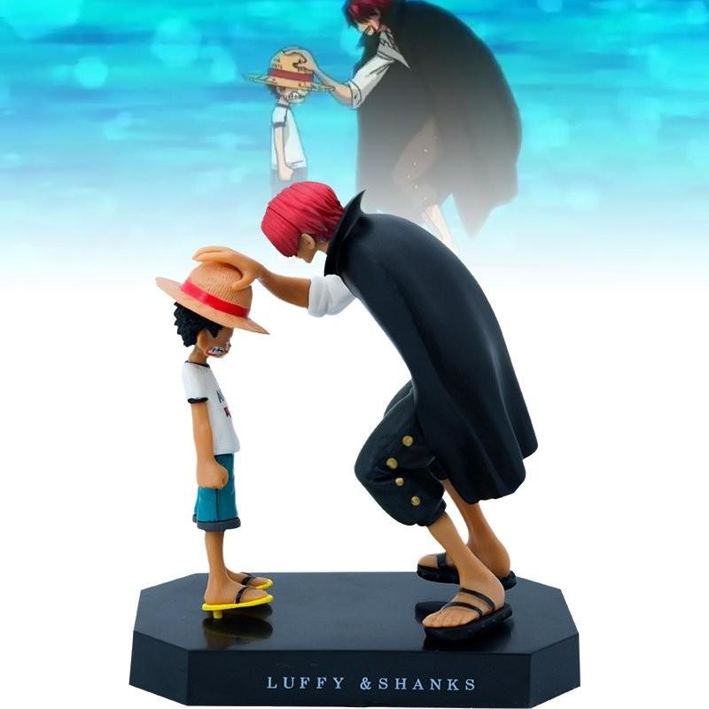 Vibrant Luffy And Shanks Pvc Model For Home Decor And Anime Collector Displays