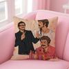 Hot Charismatic American Actor PPedro Pascal Cushion Cover Pillow Case Soft Skin Friendly Fabric  Concealed Zipper