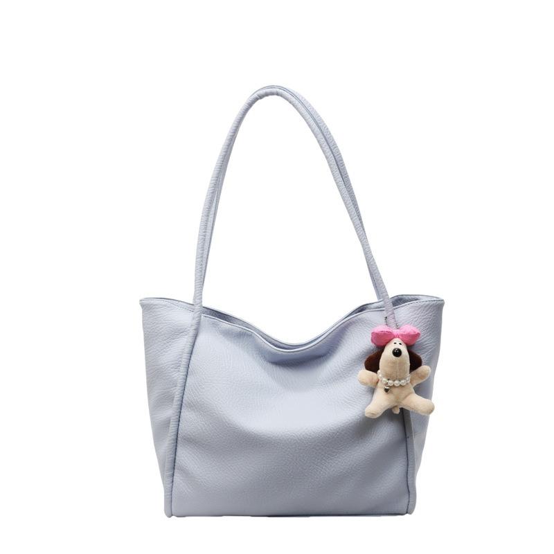 Simple and versatile bag women's large-capacity new casual shoulder bag niche class commuter tote bag