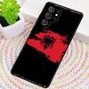 Albanian Flag Phone Case for Samsung Galaxy note 10 pro S26 Ultra S23 S24 FE S25 S21 S22 PLUS shockproof Cove