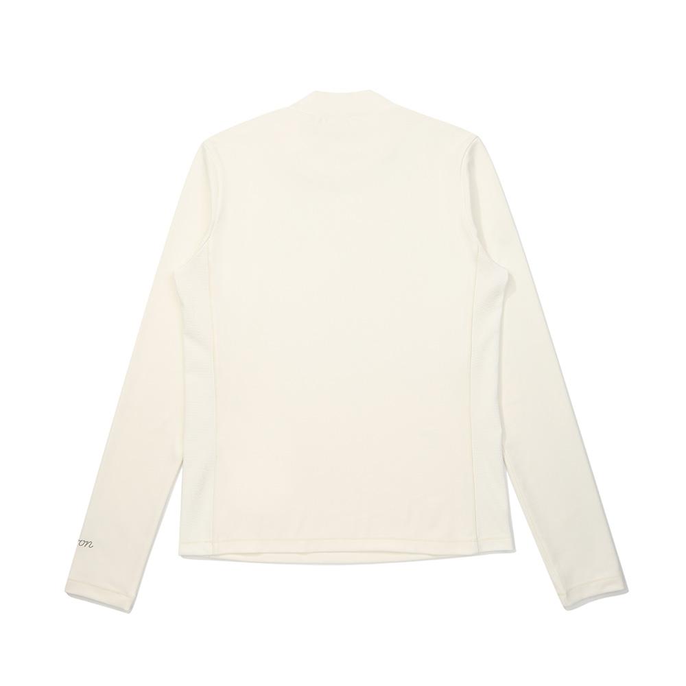 MALBON GOLF Spring Mock Neck Base Layer Cream (Woman)