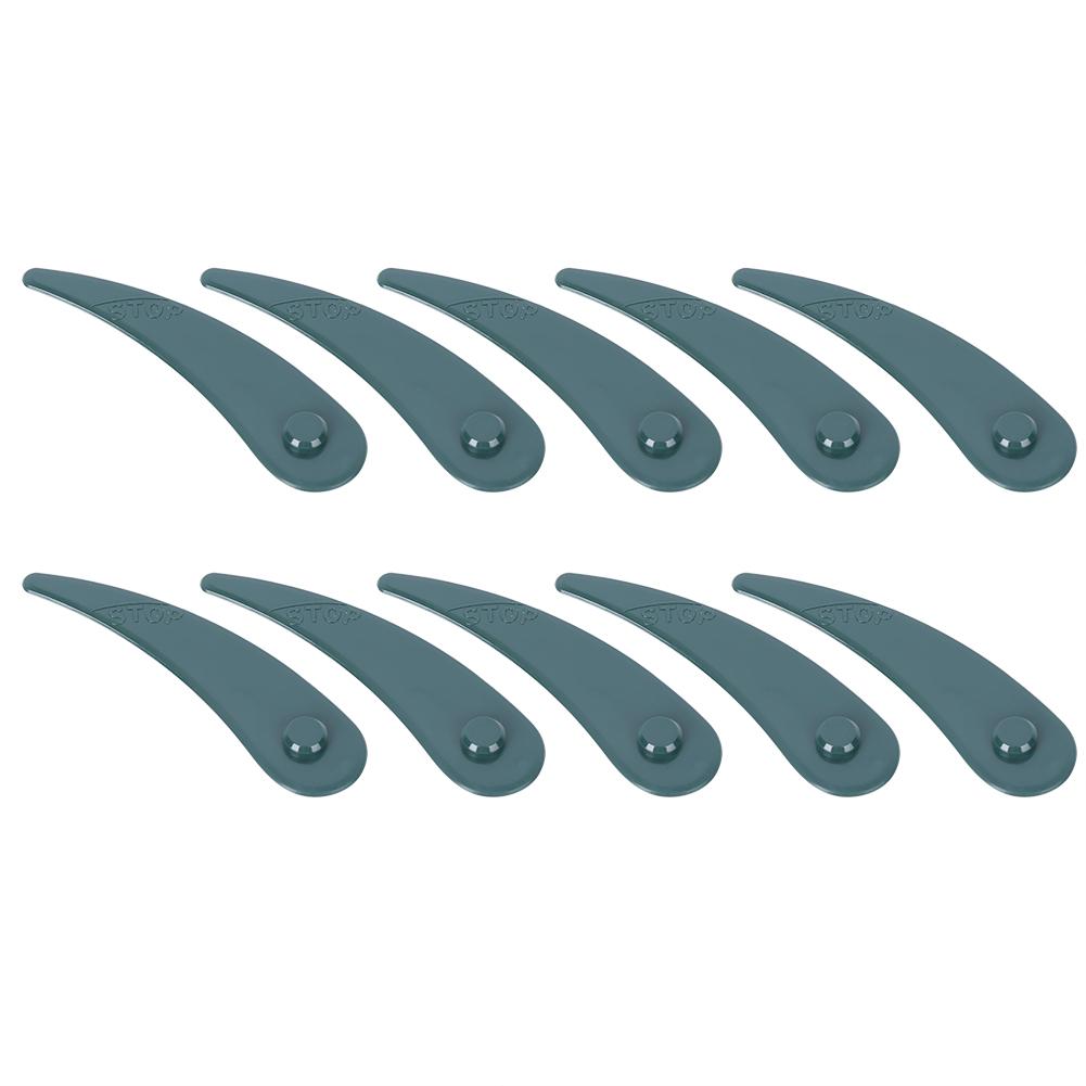 10PCs Lawn Mower Blade Plastic Gardening Accessory Versatile for Bosch ART 23‑18 Li   26‑18Li