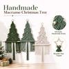 Handwoven Christmas Tree Tapestry Wall Hanging Holiday Home Decoration for Living Room Bedroom