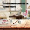 Handmade Miniature Furniture Doll House Accessories For Living Room Scene Building Kids Pretend Play Craft Project Decors