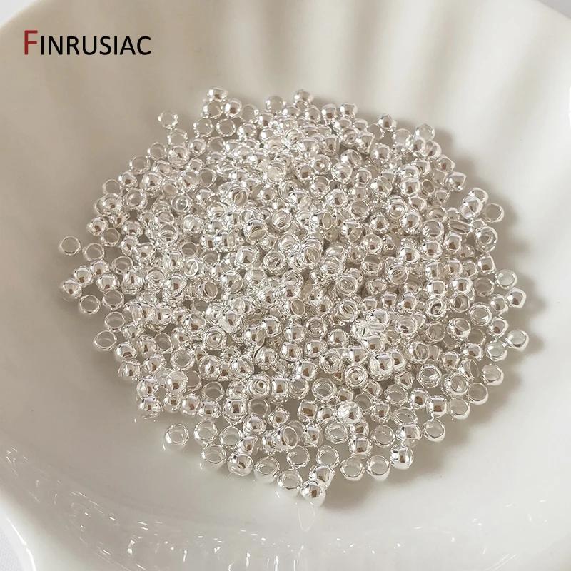 

Wholesale 200pcs/lot Brass Crimp Beads 18K Real Gold Plated 2mm/2.5mm/3mm Crimp End Beads for DIY Jewelry Making Supplies 2mm-200pcs