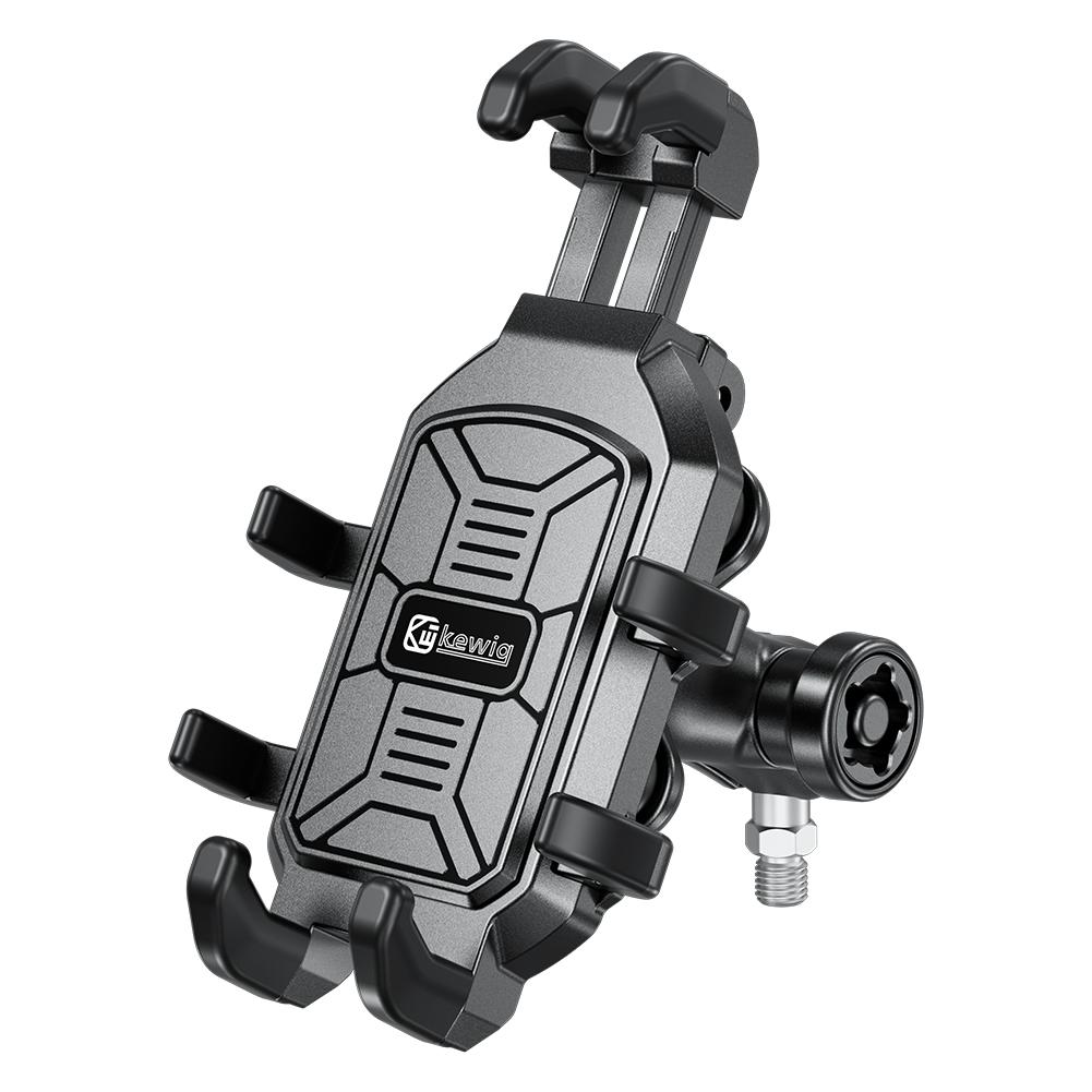 

Apex Rush Motorcycle Phone Holder Shock Absorber Anti-theft Lock Adjustable Phone Holder For Bike E-Bike Motorcycle 10MM screw hole