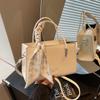 Borsa alla Moda Quadrata Piccola, Tracolla Singola, Elegante Piccola Borsa a Tracolla