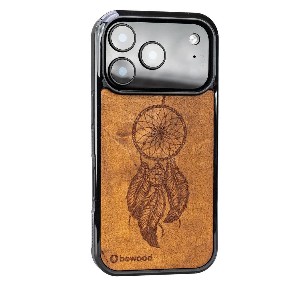 Bewood Wooden Case for iPhone 17 Pro Dreamcatcher Imbuia