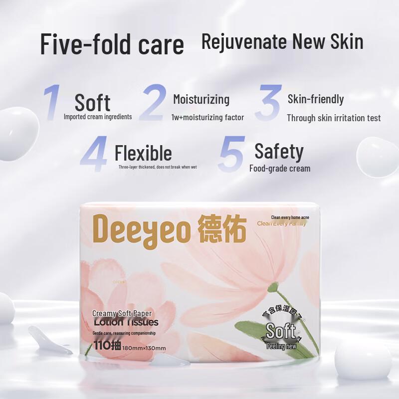 DeYou Cloud Soft Lotion Ansiktsservietter