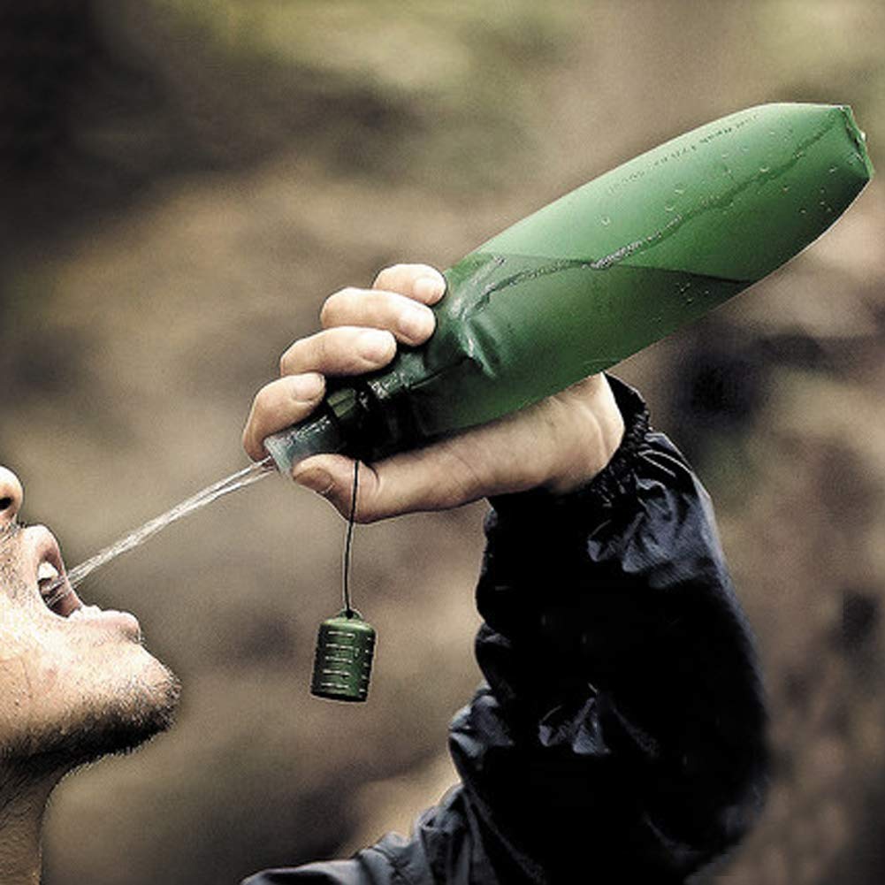 Cangad Foldable TPU Water Sports Water Hiking Hydration Water Carrying Ideal for and Easy To 500ml Bottle, Bottle, Bag, Bag, Camping, Cycling, Hiking,