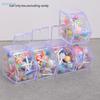 1:12 Mini Dollhouse Transparent Flip-Top Box, Snack Storage Container, Candy Box, Dollhouse Toy Decoration