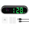 Car Headup Display GPS Digital Speedometer W/ Colorful LED Display Clock