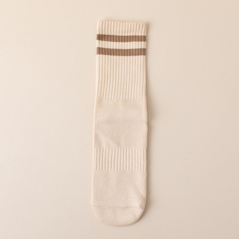 Nya enfärgade yogastrumpor i halvkalv bomull Pilatesstrumpor Halkfria professionella sportstrumpor Danskonditionsträning Golvstrumpor