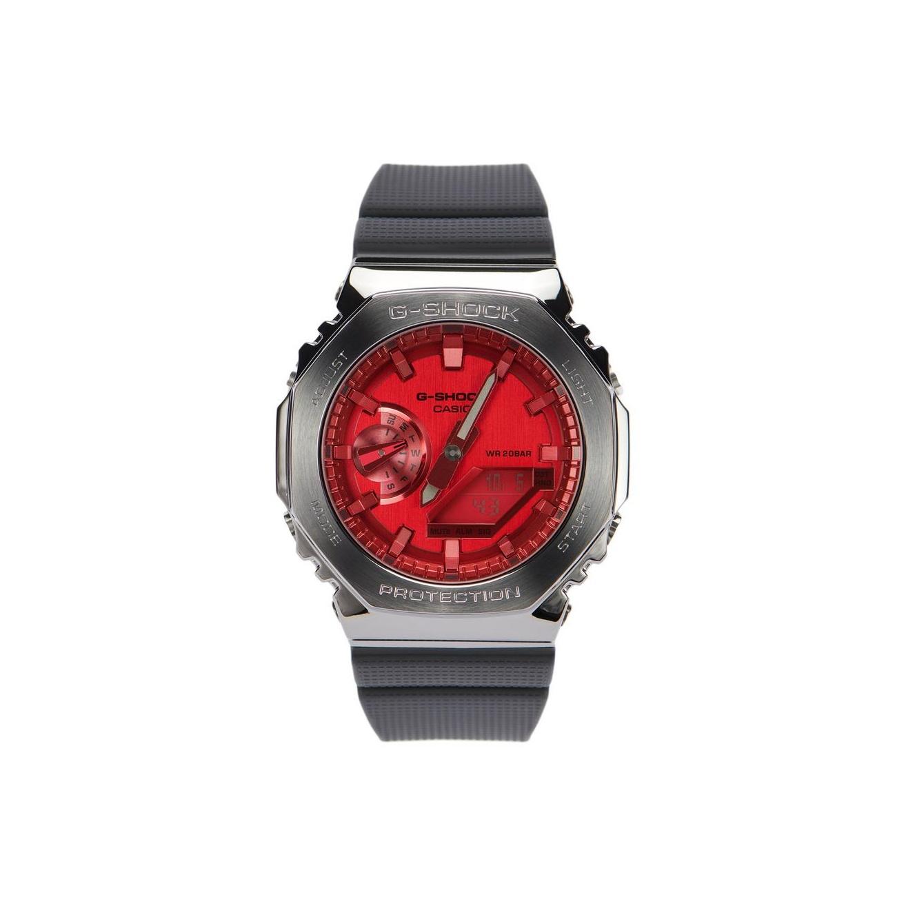 CASIO Men Full Metal Series Red Watch GM-2100B-4APR GM-2100B-4APR Regular Watch Box