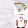 Owl Light Bulb Skull Pattern T Shirt For Men Casual Short Sleeve Printed Fabric Youth Wear