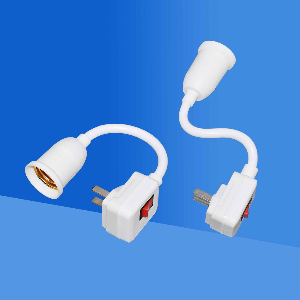 E27 Universal Flexible Extension LED Lamp Holder Converter