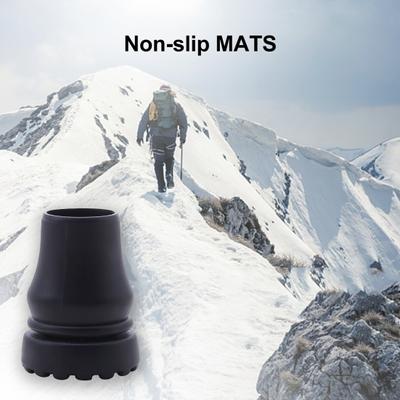 4 stuks wandelstokpunten brede voeten antislip schokabsorptie stevige onderkant vervangende zware trekkingstokken senioren wandelstok accessoires