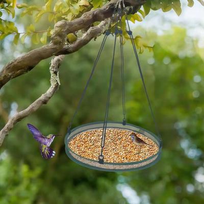 Auslaufsichere Vogelfutter-Auffangschale Winddichter Vogelfutter-Sammler Hängender Futterspender Vögel im Hinterhof