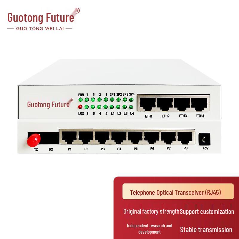 GT PCM2T-4WETH Carrier-Grade Fiber Optic Transceiver