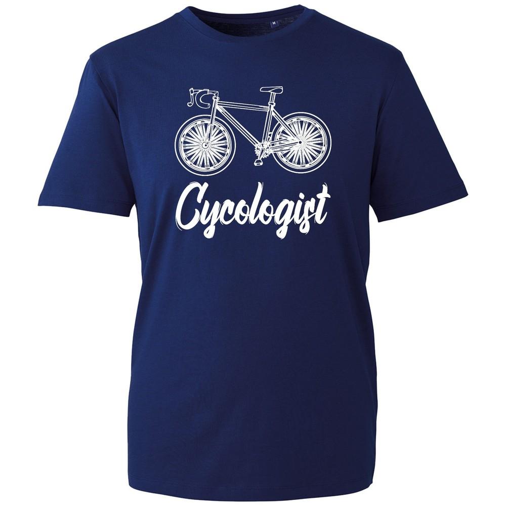 Cycologist T Shirt Unisexs Funny Cycling Bike Bicycle Road Graphic Joke Gift Tee S