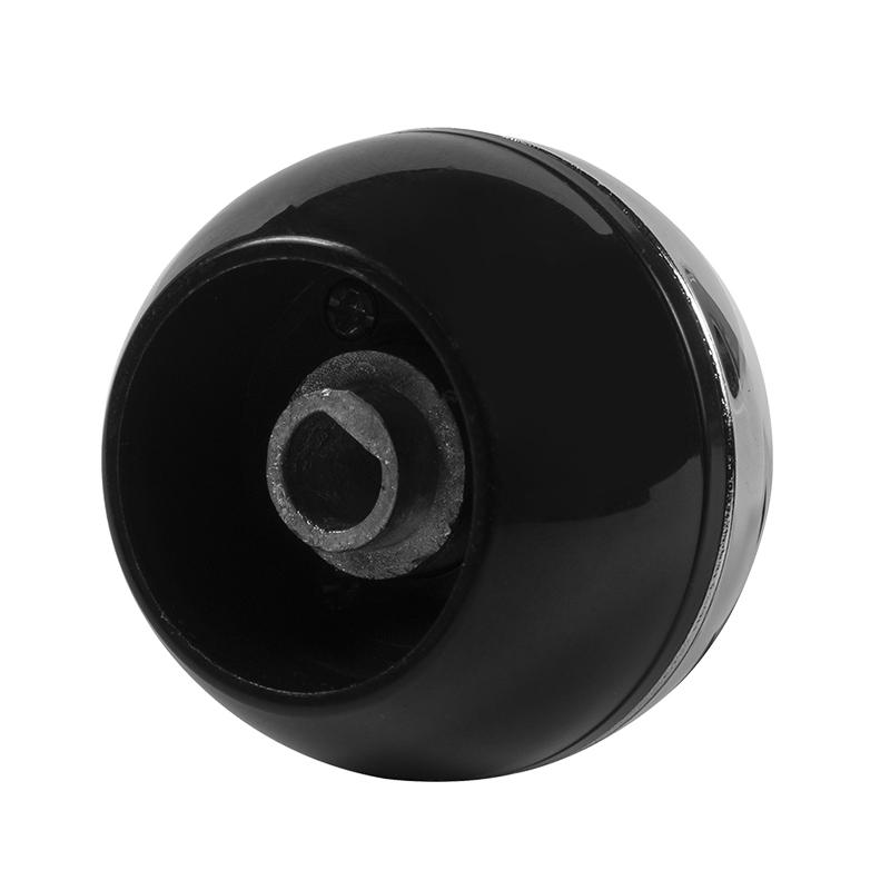 5 Speed Black / Silver Gear Shift Knob Lever Shifter Top Cap Cover For Alfa Romeo Giulietta 2012 2013 2014 2015 2016 2017 2018