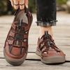 Sandals Men's Large Size Shoes Summer + Mesh, Stitched Shoes Men's Casual Breathable Men's Shoes
