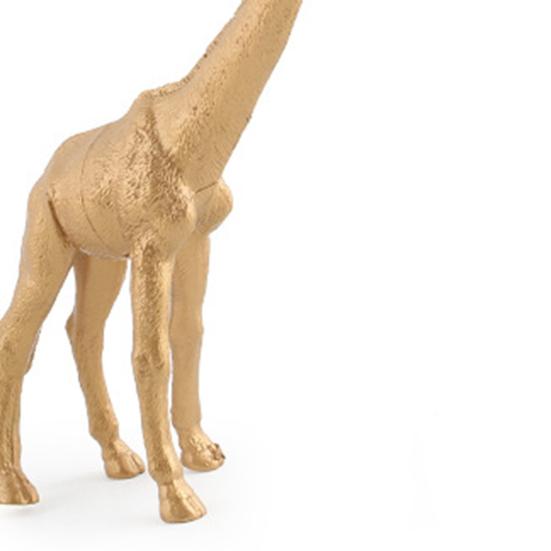 7/Set Simulation Ornaments Golden Color Tiger Lion Leopard Ornaments Learning Education