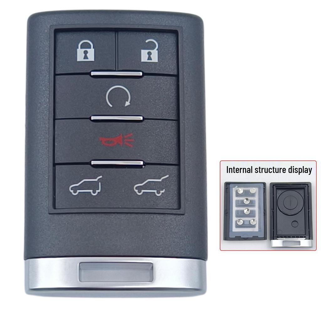 Cadillac 4/5-Button Smart Key Shell for ATS XTS SRX CTS Escalade (No Blade)