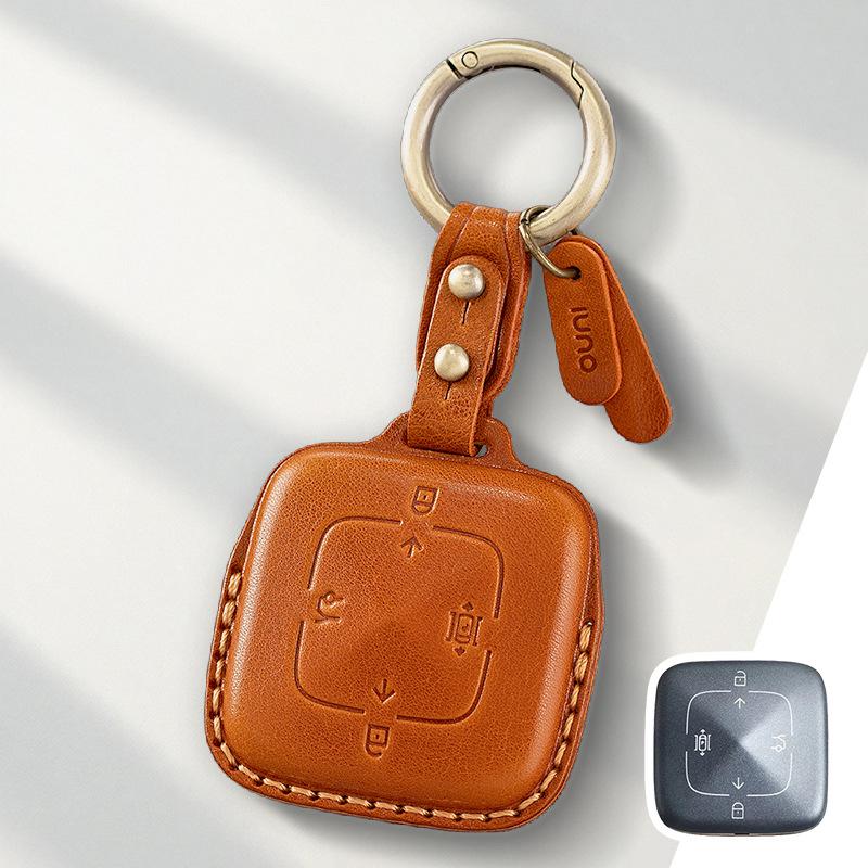 For New ZEEKR 001 X 007 Key Set High End Leather Car Key Case