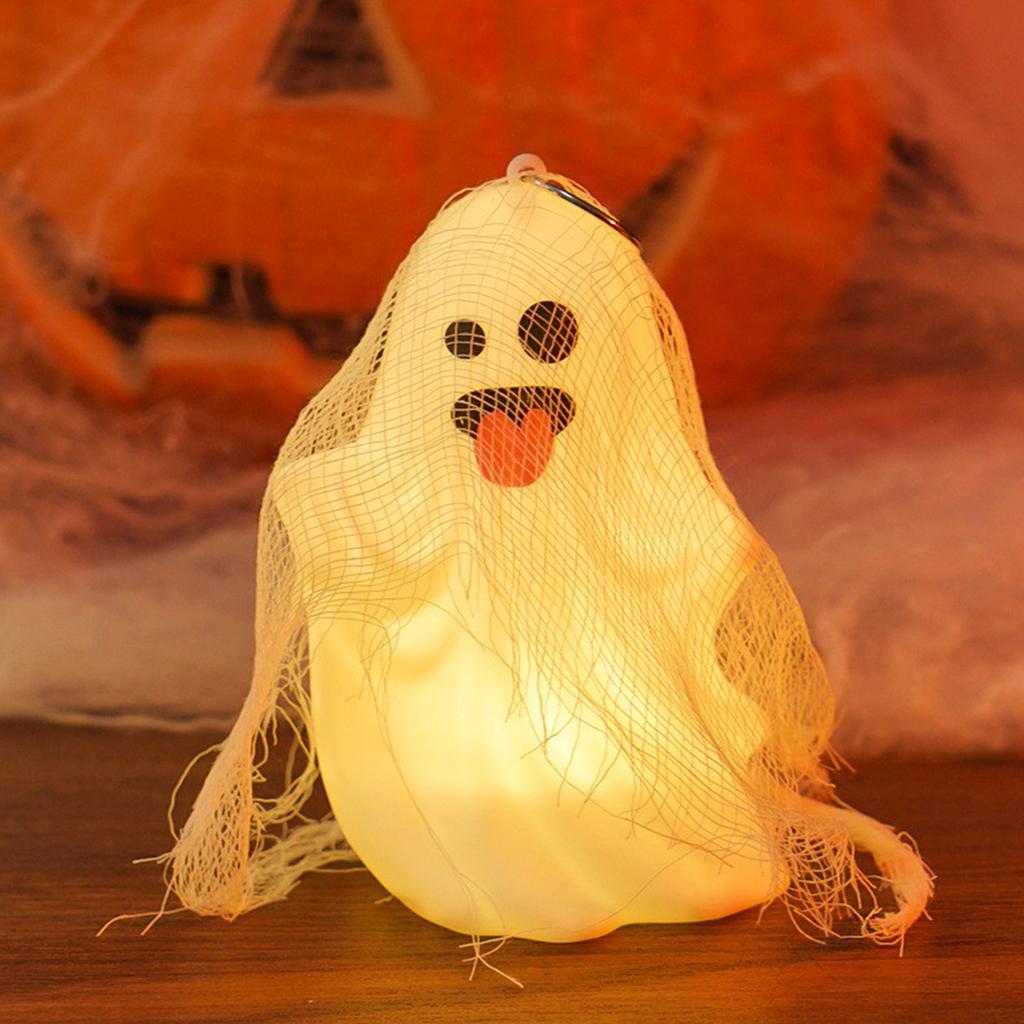 Halloween Decoration Children's Portable Pumpkin Doll Atmosphere Light Ornaments Props Pendant
