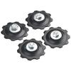 4Pcs 10T Bearing MTB Bicycle Rear Guide Wheel Road Bike -Jockey Rear Derailleur Pulley Roller For Bicycle Derailleur Repair Kit