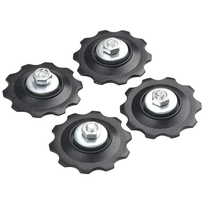4Pcs 10T Bearing MTB Bicycle Rear Guide Wheel Road Bike -Jockey Rear Derailleur Pulley Roller For Bicycle Derailleur Repair Kit