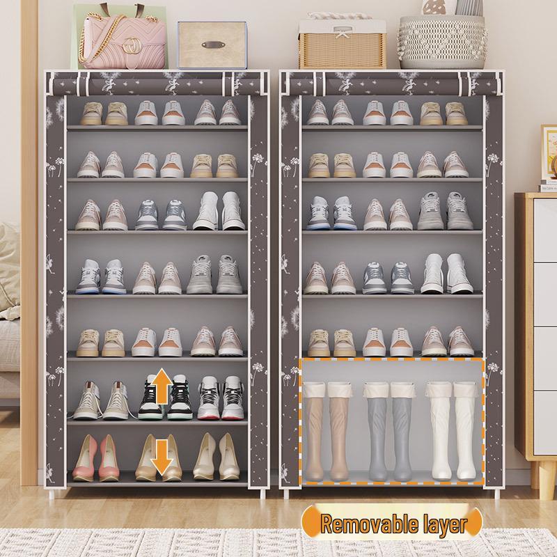 2022 Modern Fabric Shoe Rack - Dustproof, Multi-Layer Storage for Doorway & Dorms