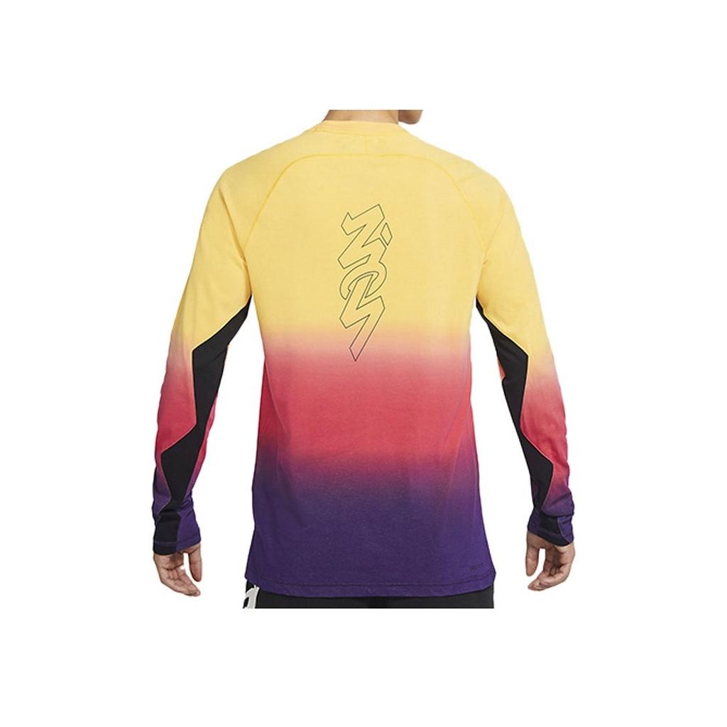Jordan Gradient Print Quick-Dry Knit Spliced T-Shirt Men Tops Multicolor DH0589-587