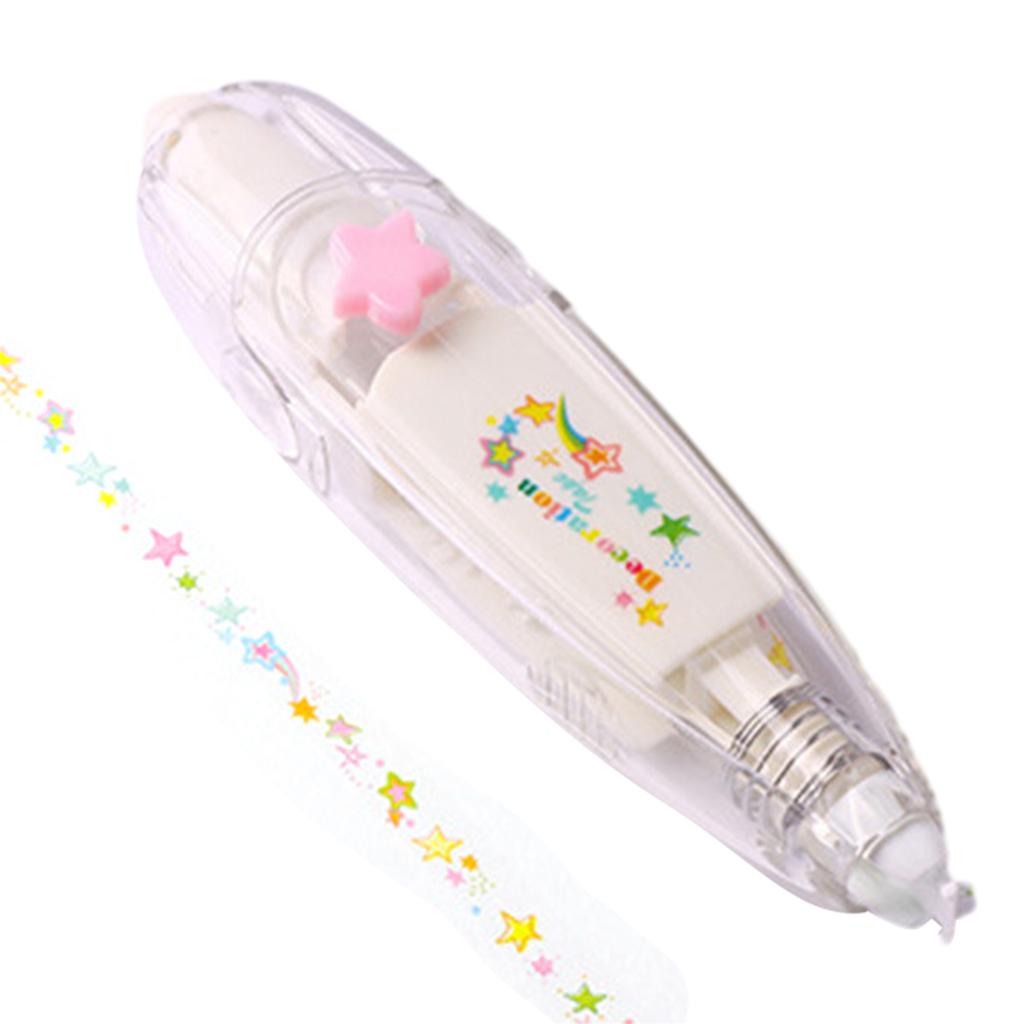 Kawaii Correction Belt Tape Lace Notebook Diary Decoration Pen Cartoon Floral Sticker Tape Pen Funny Kid Stationery For Children