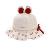 2026 Baby Girl Lace Mesh Bucket Hat - Spring/Summer Fisherman Style Sun Protection