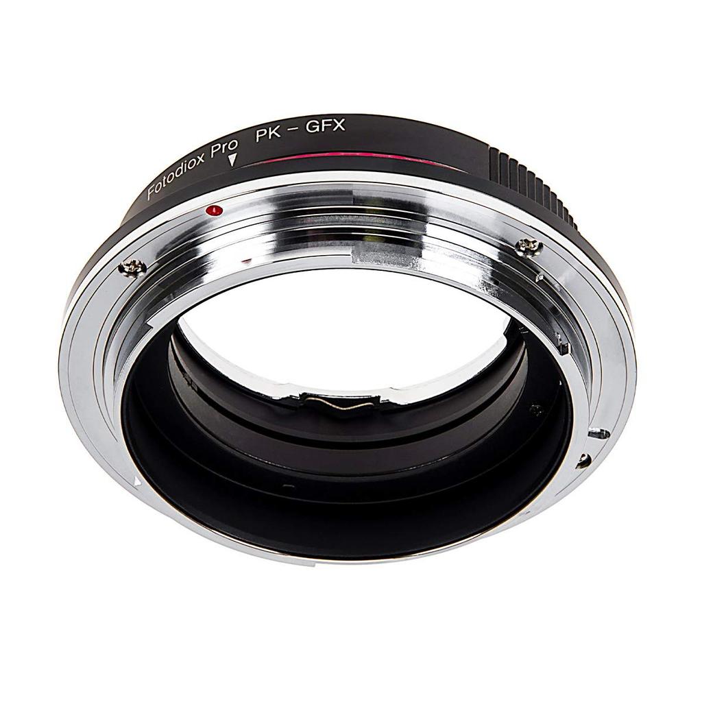 Fotodiox Mount Adapter K lens mount lens Fujifilm GFX G mount with aperture PKa-GFX (Pentax (DA compatible) conversion) ring.