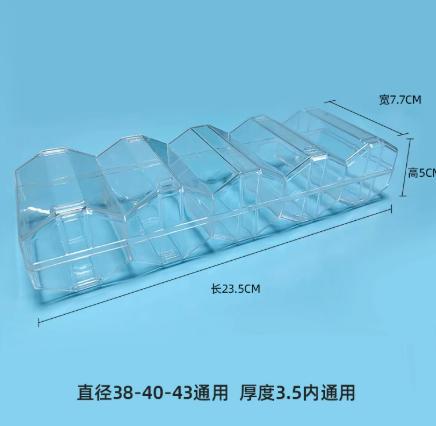 Acrylic Chip Tray Holder for Poker Chips Transparent Plastic Card Tray Organizer for Casino Game Accessories Storage One Size