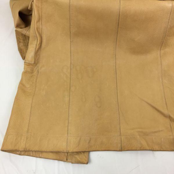 BACCA × Harris Tweed Sheepskin Coat Lined with Harris Tweed Size 38 Beige Tomorrowland(USED)