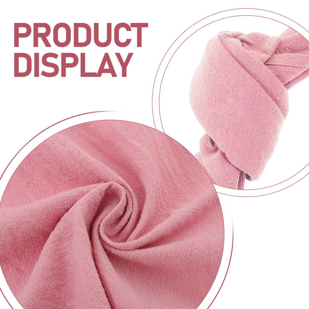 12Pcs Soft Cotton Blend Table Napkins 40Cm Washable Reusable Natural Blush Pink Dinner Napkins for Wedding Reception Holiday